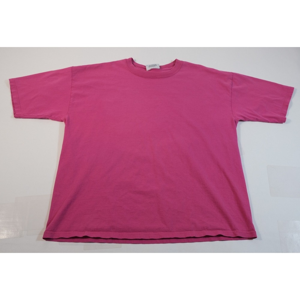 Willow‎ Bay T-Shirt Mens L Pink Vintage 90s Single Stitch Made In USA Cotton Tee